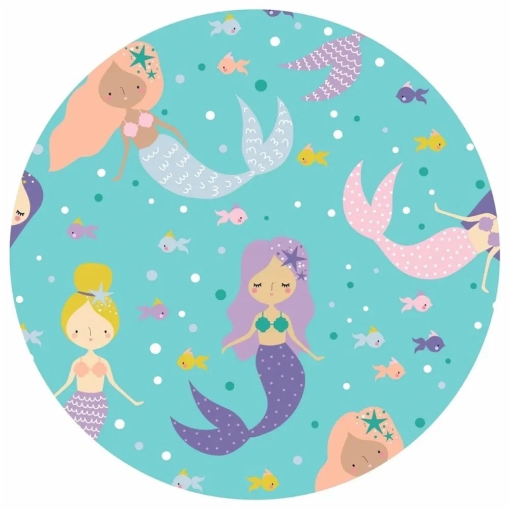 Little Sleepies Mermaid Magic Zippy Girls 12-18M Bamboo Sleeper Footie Pajamas